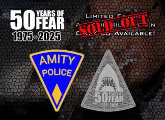 50 Years of Fear Silver Police Patch Coin