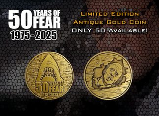 50 Years of Fear Gold Ben's Head Collectors Coin