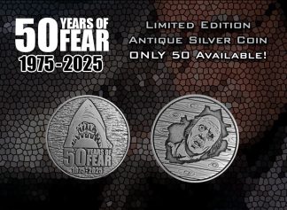 50 Years of Fear Silver Ben's Head Collectors Coin